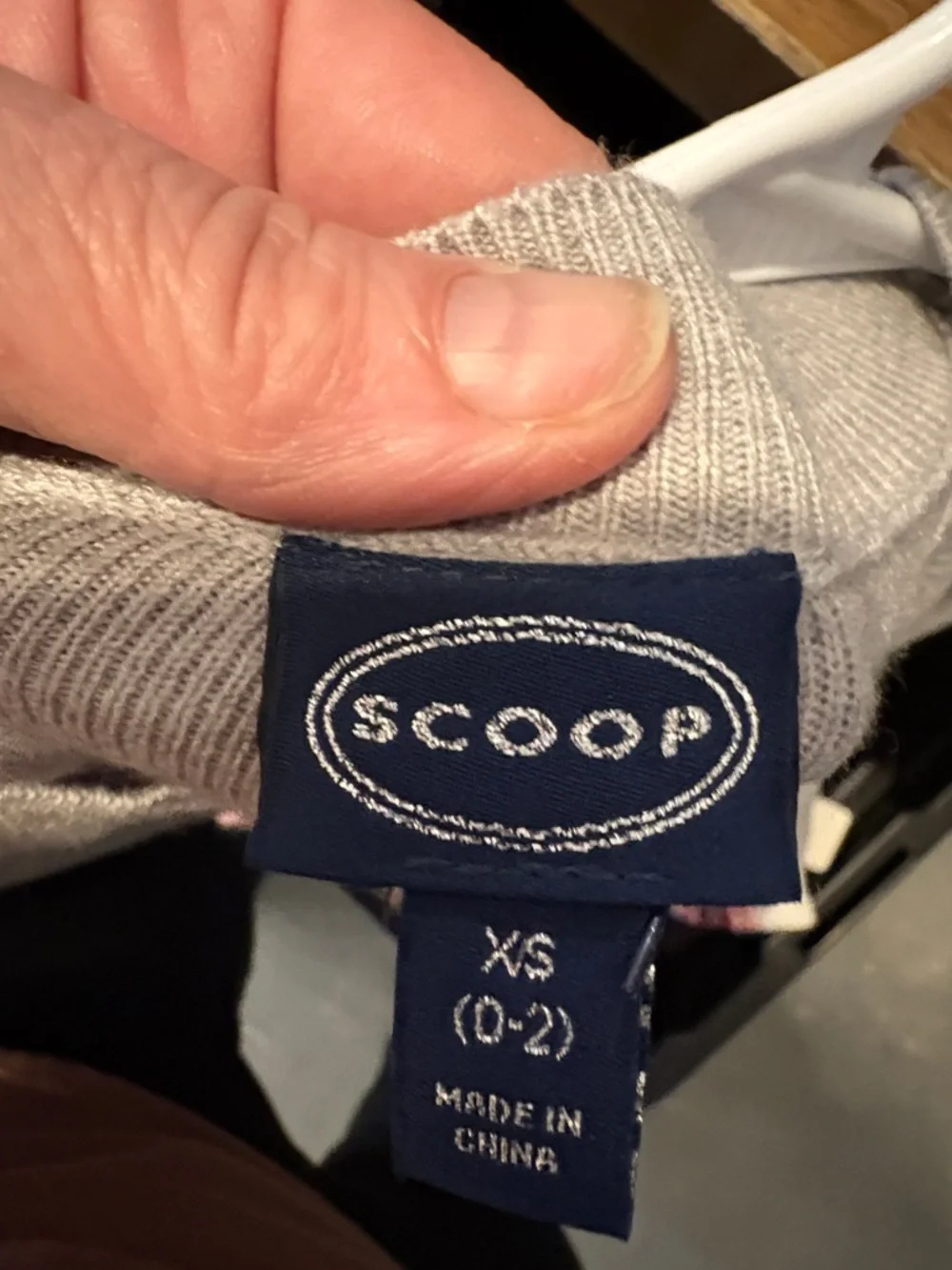 Classic Crewneck Women's Sweater - Gray - Picture 3 of 3